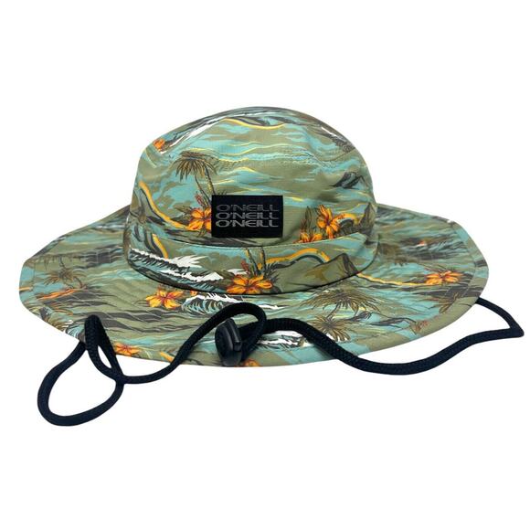 O'Neill Men's Wetland Print Boonie Bucket Hat Cap in Sage One Size Fits Most - Picture 1 of 3